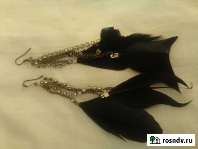 Серьги из перьев Ижевск - изображение 1