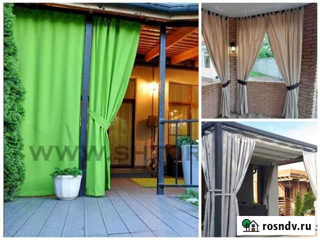 Уличные шторы, занавески для беседок и веранд Нижний Новгород - изображение 1