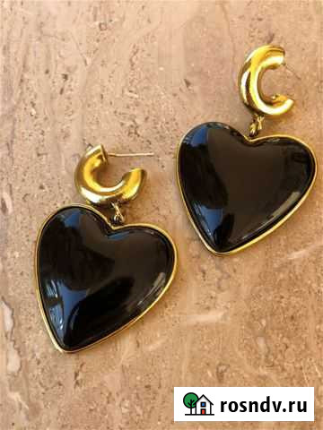 Серьги -сердца в стиле Баленсиага Киров - изображение 1