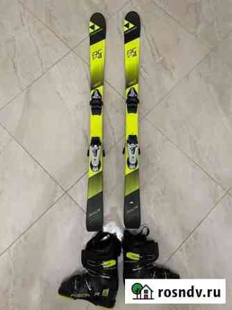 Горные лыжи fischer rc4 130 детские Белореченск