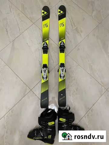 Горные лыжи fischer rc4 130 детские Белореченск - изображение 1