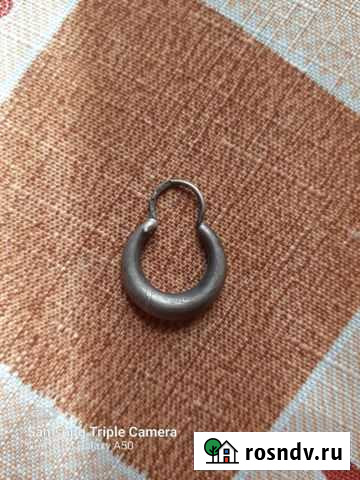 Серебряная серьга Октябрьский - изображение 1