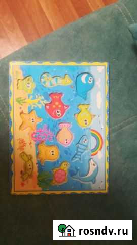 Деревянная рыбалка.шнуровка, вкладыши Копейск - изображение 1