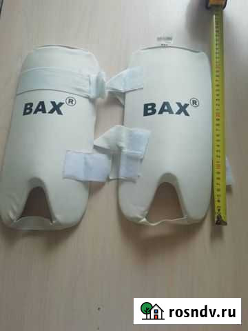 Продам щитки на голень BAX 35 см Новосибирск - изображение 1