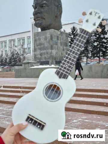 Укулеле сопрано белая Listen Улан-Удэ - изображение 1