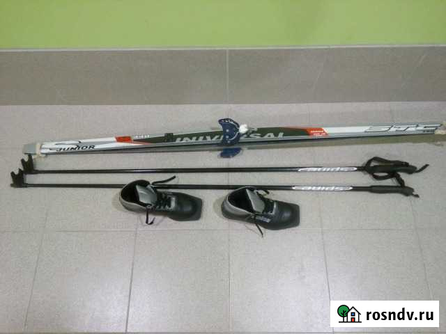 Лыжи,палки,ботинки р.35 Тверь - изображение 1