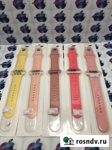 Ремешки для часов apple 42/44mm желтые Владикавказ - изображение 1