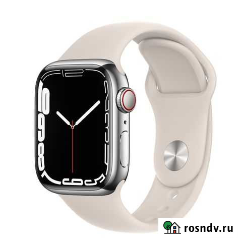 Apple Watch s7 41mm silver Грозный - изображение 1