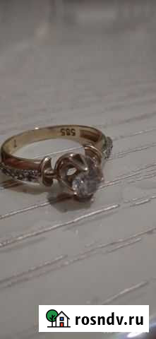 Золотое кольцо с бриллиантом Буйнакск - изображение 1
