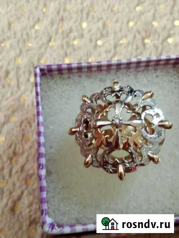 Золотой кольцо с бриллиантами Селятино - изображение 1