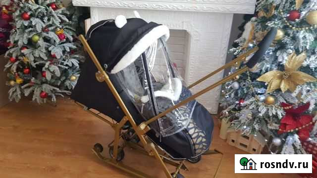 Детские санки коляска ника Петропавловск-Камчатский - изображение 1