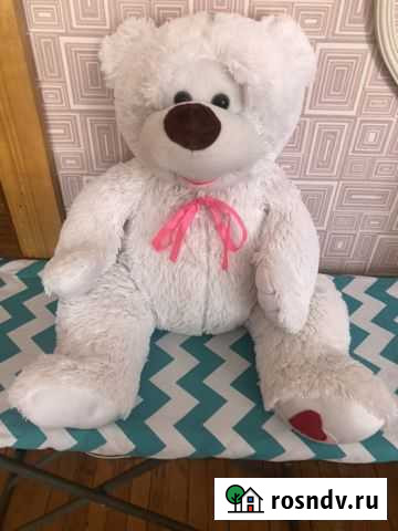 Плюшевый белый медведь Казань - изображение 1