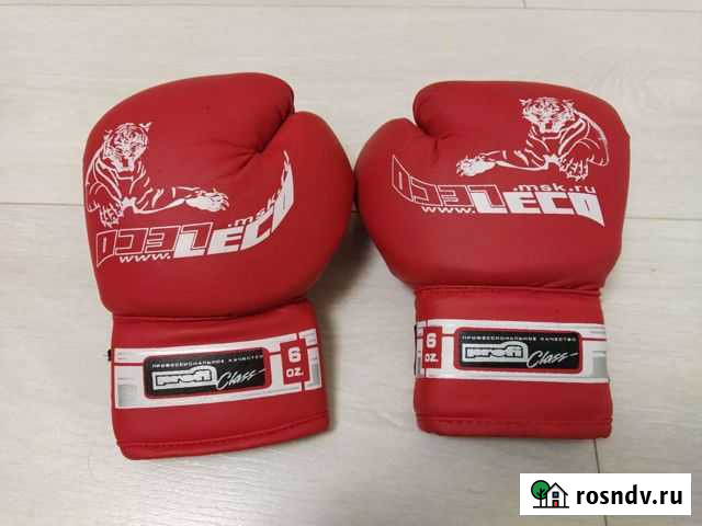 Боксерские перчатки детские Leco Prrofi, 6 унц, 7 Москва - изображение 1