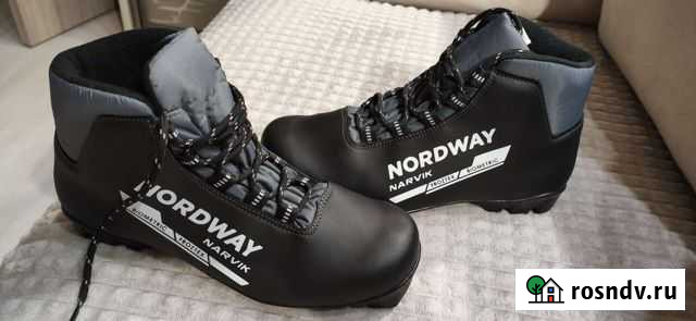 Лыжные ботинки nordway 40р Киров - изображение 1