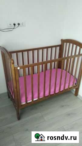 Детская кроватка с поперечным маятником Кострома - изображение 1