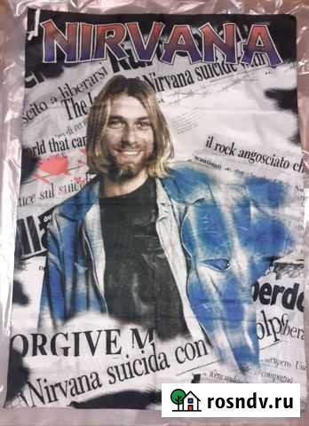 Плакат /постер/ баннер тканевой Nirvana Казань - изображение 1