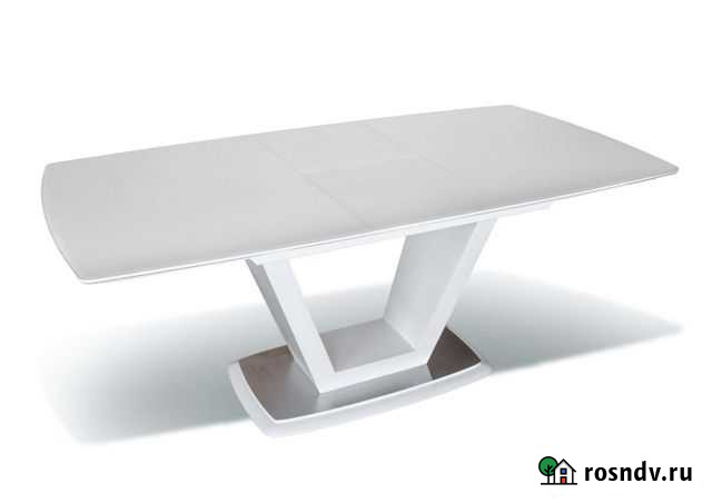 Стол красивый Верона Люкс белый глянец Волгоград - изображение 1