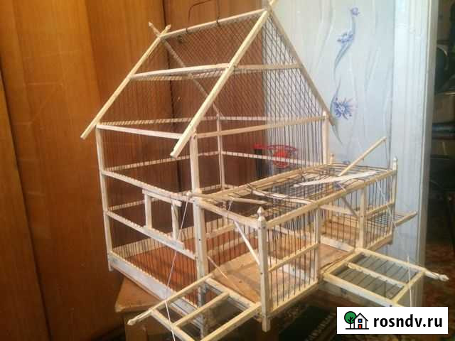 Клетка для птиц со съемными клапанами Ишим - изображение 1