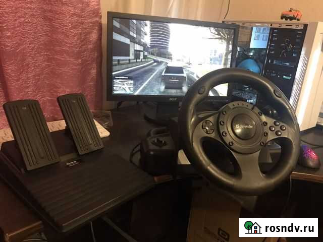 Игровой руль с педалями Йошкар-Ола - изображение 1