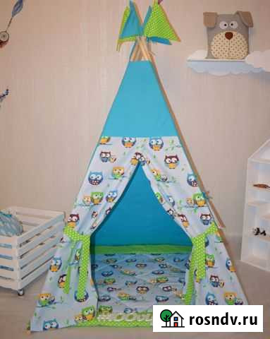 Вигвам новый, палатка для детей,новая в чехле Мурманск - изображение 1