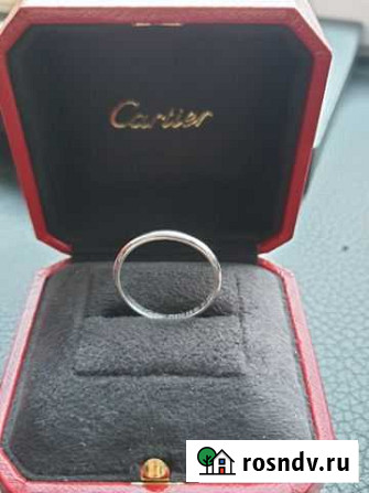 Оригинальное кольцо Cartier из платины Екатеринбург - изображение 1