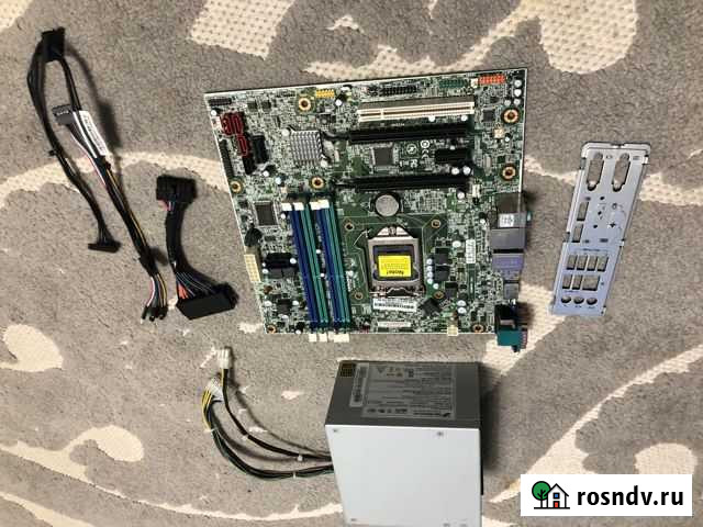 Материнская плата 1150 и блок питания Норильск - изображение 1