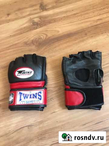 Перчатки для мма,кожа, twins special Смоленск - изображение 1