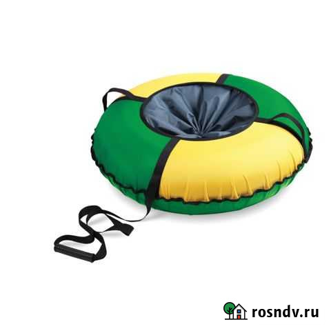 Тюбинг с камерой Ника 850мм Эконом зеленый-желтый Екатеринбург - изображение 1