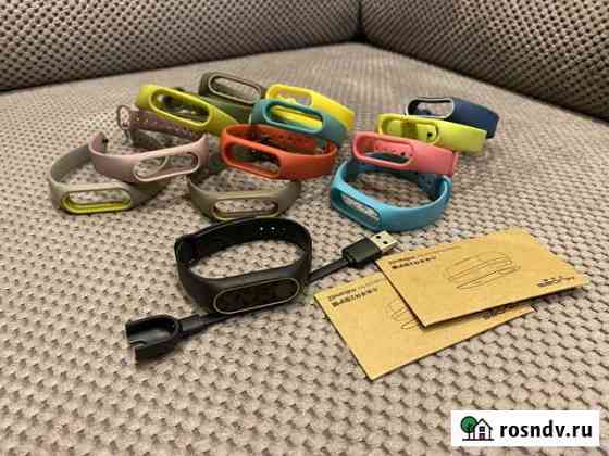 Mi band 2 со сменными ремешками и зарядкой Калининград