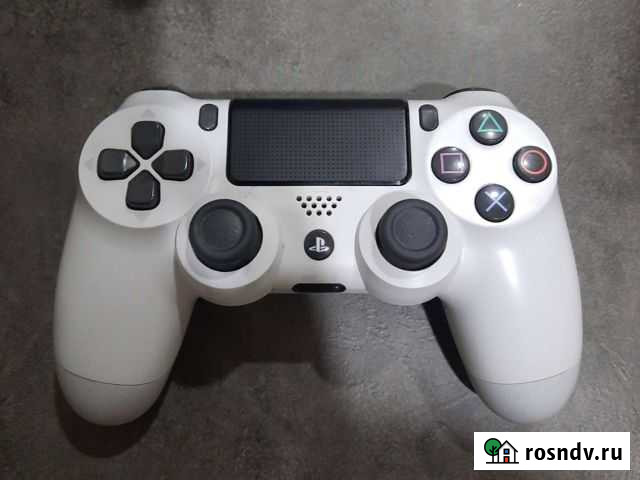 Dualshock 4 v2 оригинал (белый) Пенза - изображение 1