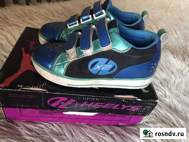 Кроссовки роликовые heelys 32 размер Челябинск - изображение 1