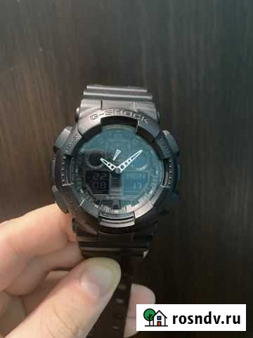 Часы casio G-shock GA-100-1A1 Мурино - изображение 1