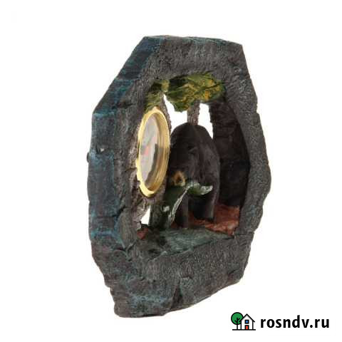 Часы настольные Медведь на рыбалке Старый Оскол - изображение 1