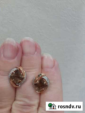 Золотые серьги Мурманск - изображение 1