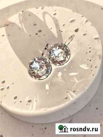 Серьги Bella Swarovski Оригинал Кристалл Сваровски Тольятти