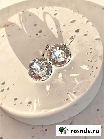 Серьги Bella Swarovski Оригинал Кристалл Сваровски Тольятти - изображение 1