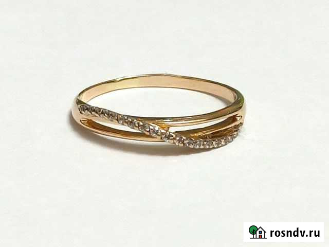 Кольцо Золото 585 Красный 1,15г. 15.5 Челябинск - изображение 1