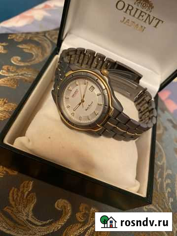 Часы orient titanium Апрелевка - изображение 1