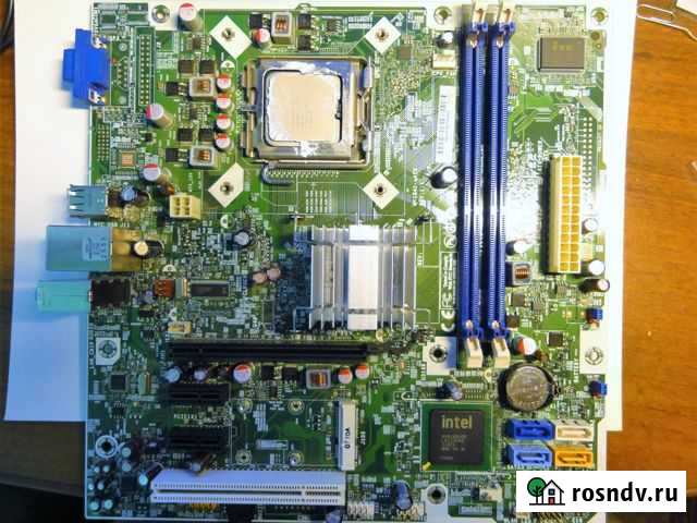 Материнская плата 775 HP H-IG41-uATX Электросталь - изображение 1