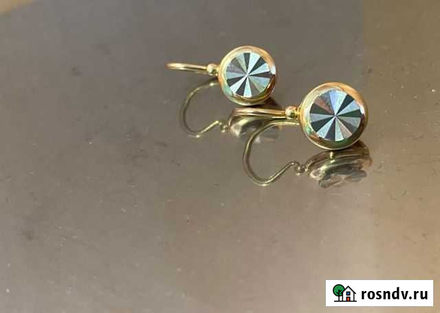 Золотые серьги 583 пробы Кстово - изображение 1