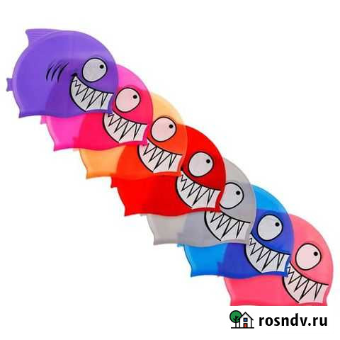 Новая силиконовая детская шапочка для плавания Хабаровск - изображение 1