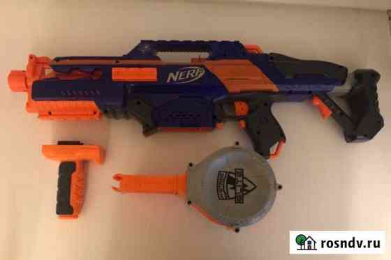 Бластрер nerf rapid strike с обоймой 25 стрел Пушкино