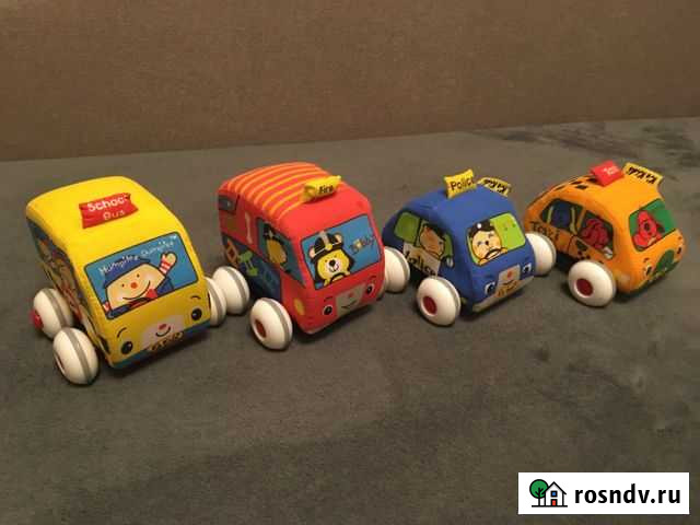 Машинки мягкие KsKids с инерционным механизмом Краснодар - изображение 1