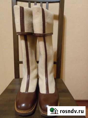 Сапоги фетровые бурки 41 размер гдр Нижний Новгород - изображение 1