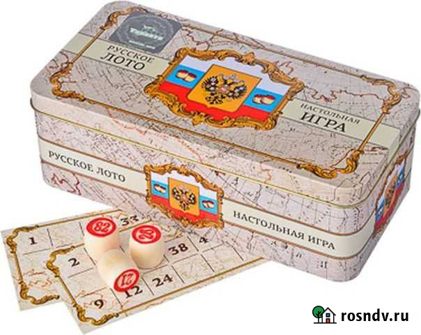 Игра Русское лото в жестяной коробке Чита - изображение 1