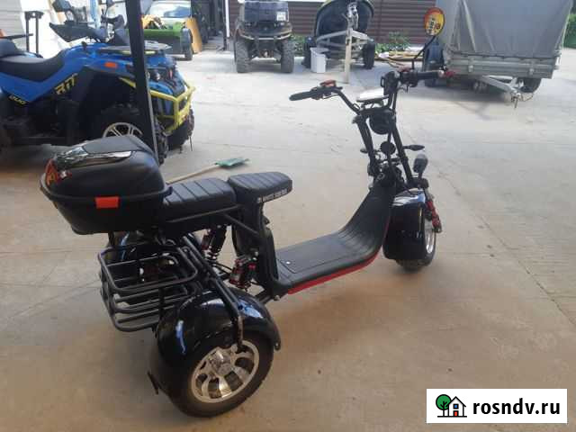 Электроскутер white siberia PRO trike+ 3000W Протвино - изображение 1
