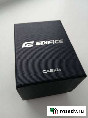 Мужские наручные часы Casio edifice ef-535bk-1avdf Тамбов - изображение 1