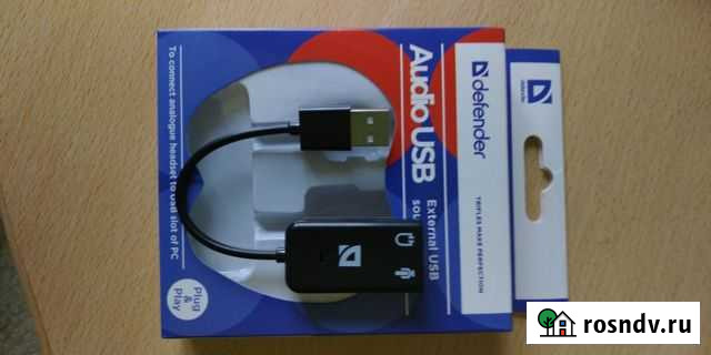 Внешняя звуковая карта usb Череповец - изображение 1