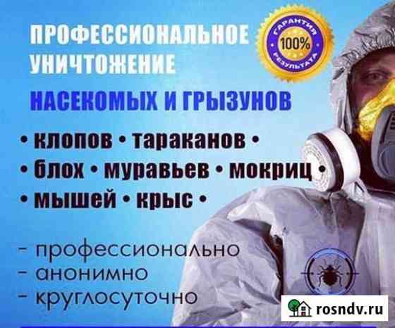 Уничтожение Клещей, Тараканов,Клопов,Блох,Мышей Новочеркасск