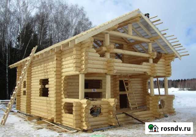 Срубы из оцилиндрованного бревна Ковров - изображение 1